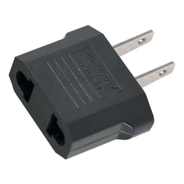 Adaptador De Corriente Americano Macho A Europeo Hembra