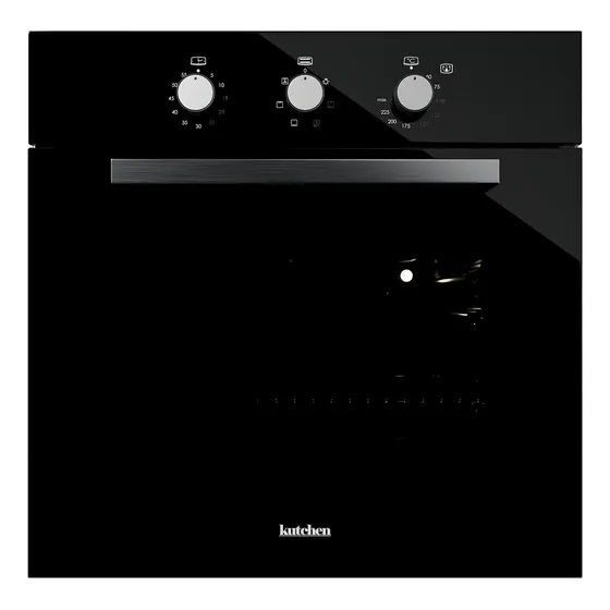Horno Eléctrico Kutchen Khe606b Negro 60cm Grill/convección Negro