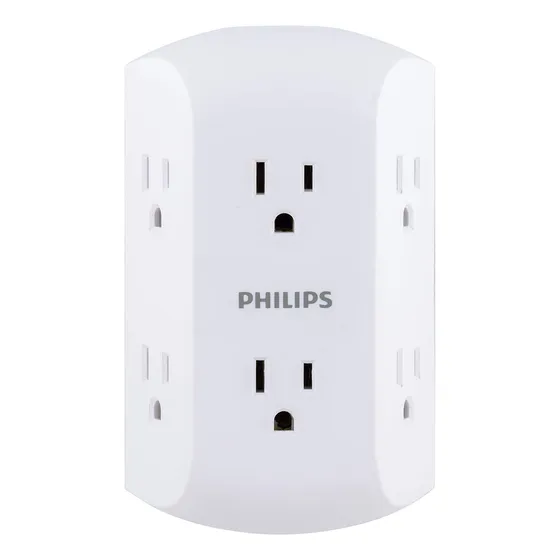 Adaptador De Enchufe De Pared Power Strip Philips Sps1740wa/