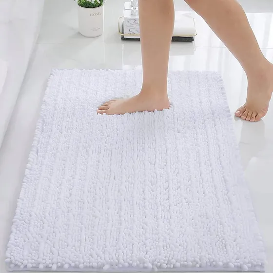 Alfombra Baño Gruesa Felpilla Para Antideslizante Lavable 20