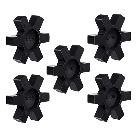 5 Piezas L095 - Inserto De Araña De Goma Nbr Flexible,...