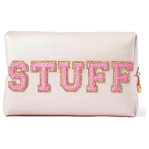 Y1tvei 4pcs Preppy Patch Varsity Letter Bolsa De Mpcfo