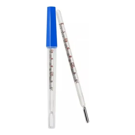 Termometro Clinico Mercurio Vidrio Oral Rectal Temperatura