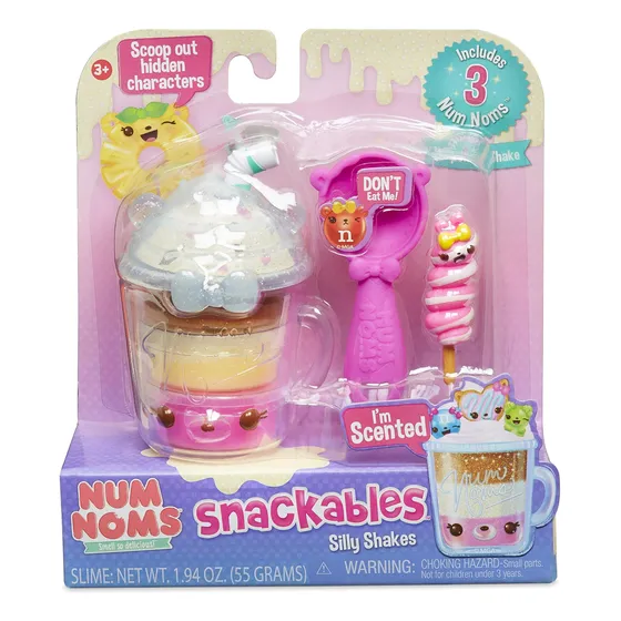 Num Noms Snackables Silly Shakes - Batido Napolitano, Multic