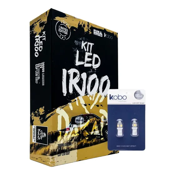Kit Cree Led Super Canbus New Irx - 55w 12v Dakar + T10