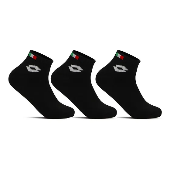 Medias Quarter Lotto Deportivas Pack Por Tres Pares