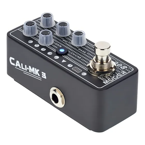 Pedal Pré Amplificador Guitarra Mooer Cali Mk3 M008 Cor Preto