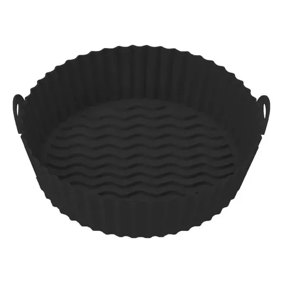 Molde (circular) Bandeja Silicona Freidora Aire, Air Fryer
