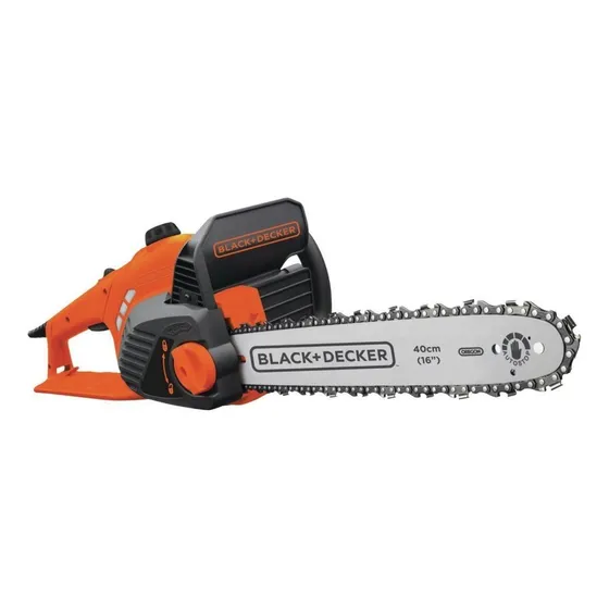 Motosierra eléctrica Black+Decker GK1740 de 1.85kW 220V 50Hz color naranja