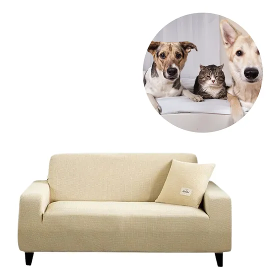 Forro Funda Protector Elastico Para Sofa Mueble 3 Puestos