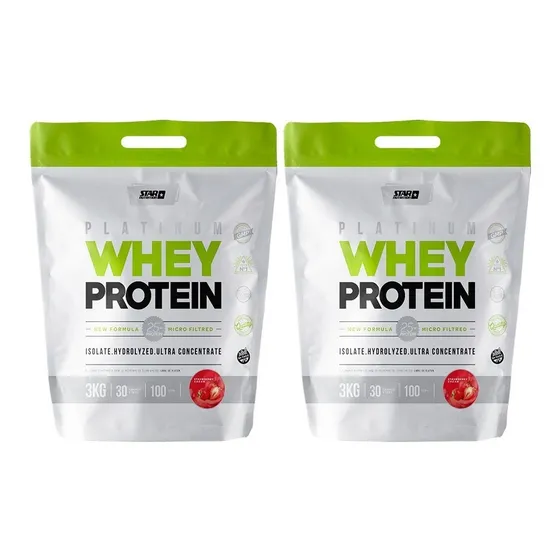Whey Protein Star Nutrition 2 X 3kg Proteina Masa Muscular