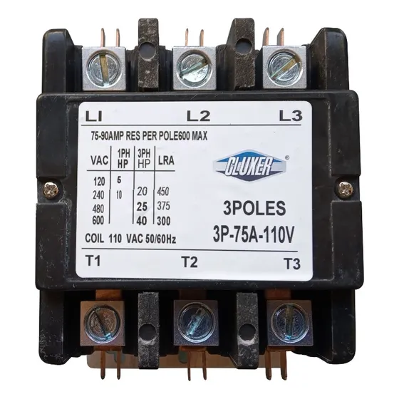 Contactor 3 Polos 75a, Bobina 110v, 65/60hz