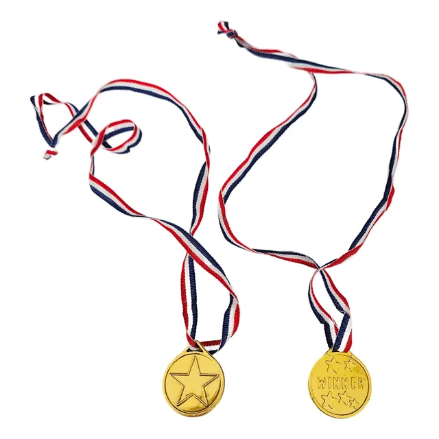 Medalla Premio Trofeo Estrella De Plástico Para Deportes