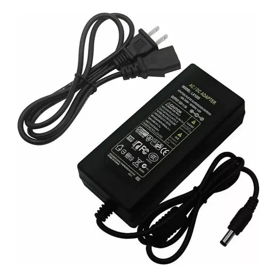 Transformador 12v 5amp 5.5x2.1mm Dvr Camara Cctv Disco Duro