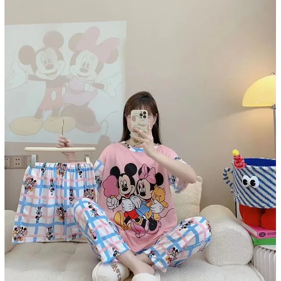 Pijama De Dama Short Pantalón Y Blusa Variedad