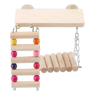 Trampolín Con Forma De Columpio De Madera, 3 Piezas, Diseño Trampolín Con Forma De Columpio De Madera, 3 Piezas, Diseño