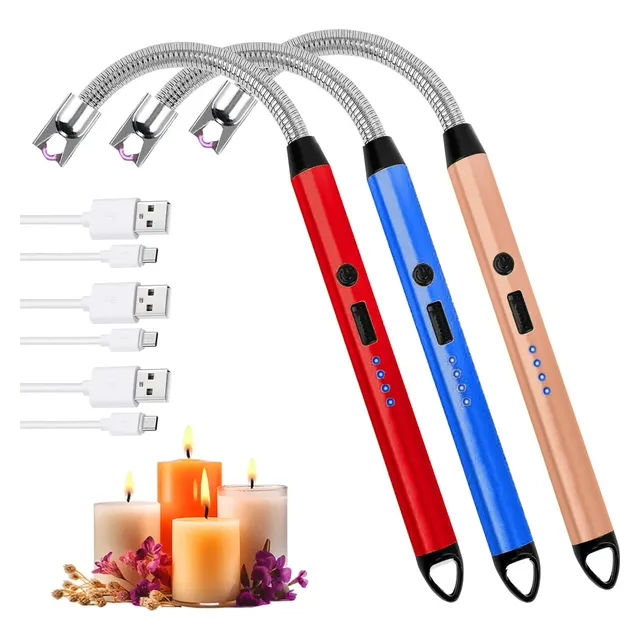 Time4buy 3pzs Recargable Encendedores Eléctrico De Plasma Multiusos Encendedor De Plasma Encendedor Electrico Encendedor Electrico Recargable Usb Encendedor Plasma Recargables
