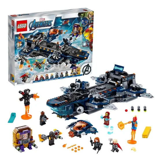 Lego Helitransporte De Los Vengadores 1244 Pz 76153