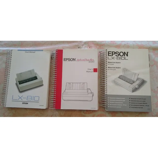 Manual De Impresora De Punto Epson Lx810