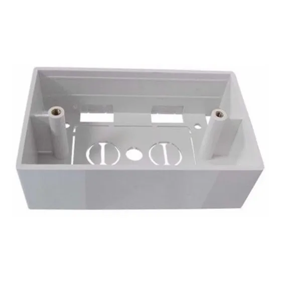 Cajetin Superficial 4x2 Plastico Wireplus+ Redes Cctv