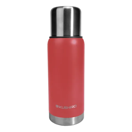 Termo Kushiro 750 Ml Acero Doble Capa 24hs 3/4 Litro Color Color Rojo