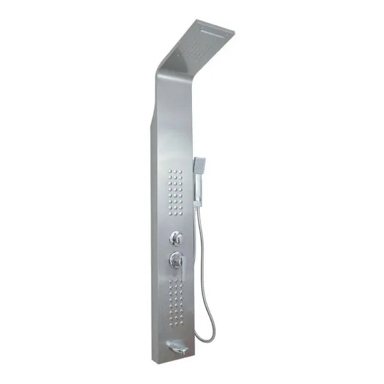 Panel De Ducha Acero Inoxidable Rimontti 1.50x0.22mt
