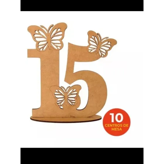 12 Centros De Mesa En Mdf