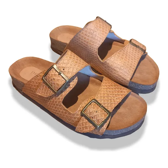 Sandalias Mujer Zapatos Cuero Liviana Urbanas Ultra Cómodas