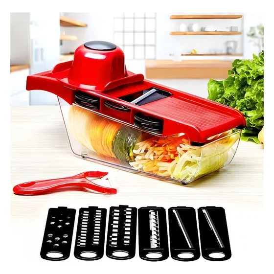 Produ 6 Em 1 Mandoline Slicer Nicer E Fatiador Cortador De Legumes