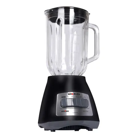 Licuadora Jarra Vidrio Sindelen L-1600ng 1,5lts Color Negro