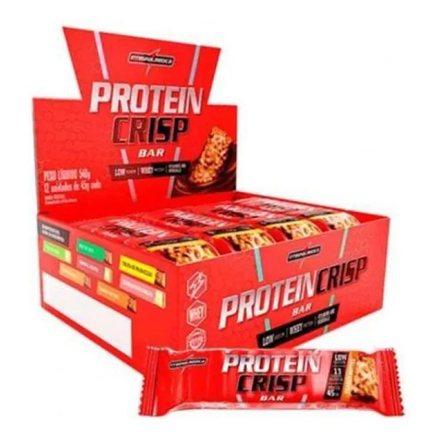 Barra Proteina Im Crisp Bar 12 Un De 45g Integral Médica