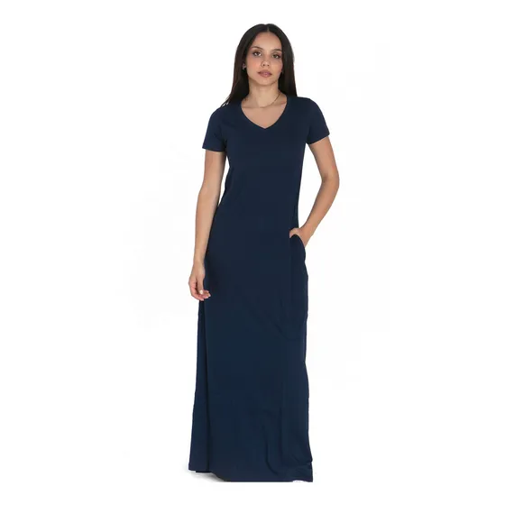 Vestido Plus Size Mujer Talles Grandes Casual Largo Nuevo 
