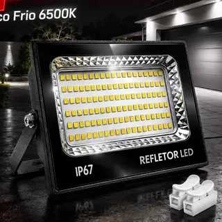 Kit 2 Refletores LED 400W 6500k