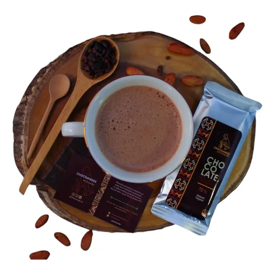 Tableta De Chocolate Endulzado Con Panela Al 70% De 50g