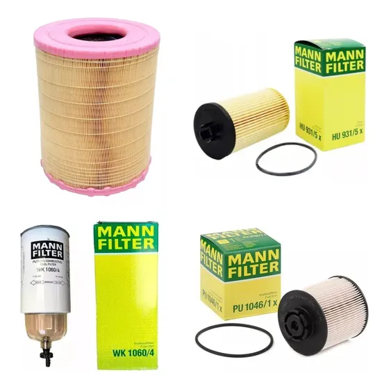 Kits Filtros M. Atego 1315 / 1418 / 1718 - Mann Filter