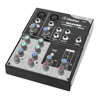 Mezclador 4 Canales Con Usb Mx4usb / Alctron / Lemmy Rock Mezclador 4 Canales Con Usb Mx4usb / Alctron / Lemmy Rock