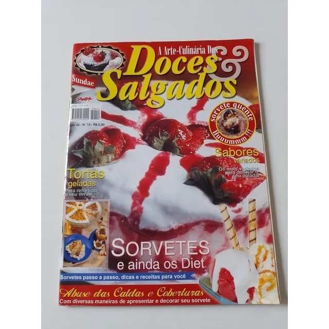 Revista A Arte Culinária Dos Doces E Salgados  P259