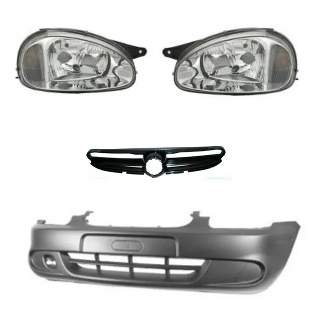 Paragolpe Parrilla Opticas Chevrolet Corsa 2000 A 2008