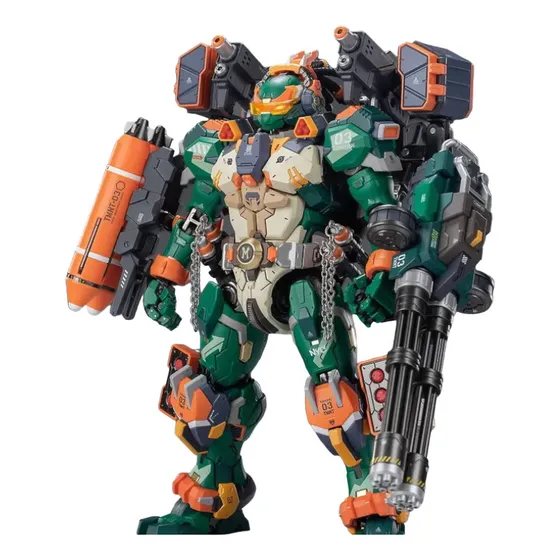 Robot Mecha Michelangelo Metal Build Action Figure