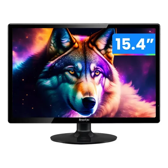 Monitor Led Widescreen 15.4  Brazilpc 15bpc-kan Hdmi, Bivolt
