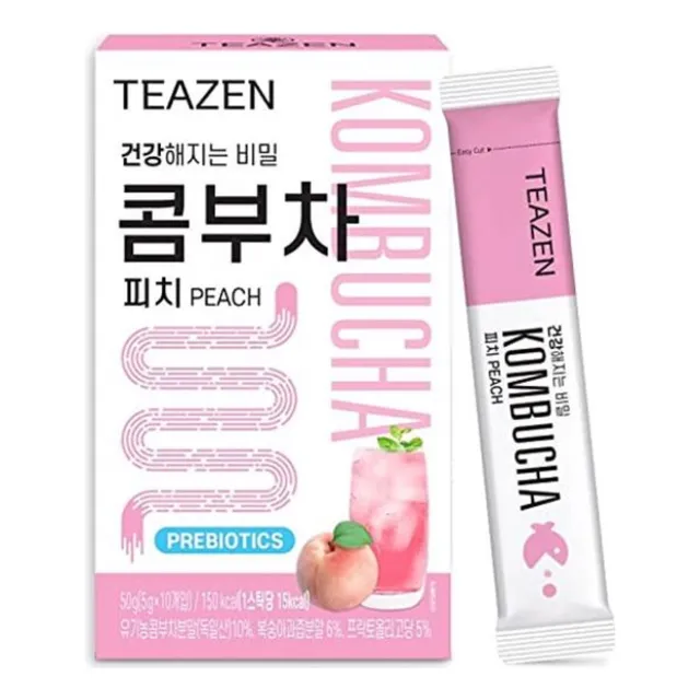 Kombucha Coreana  Polvo Prebiótico - 12 Cepas X 10 Sobres 