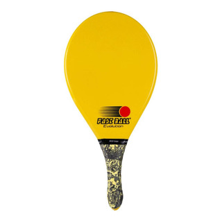 Raquete De Frescobol Evolution Fastball Cor Amarela Raquete De Frescobol Evolution Fastball Cor Amarela