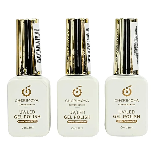 Esmalte Semipermanente Efecto Ojo De Gato Cherimoya 8ml