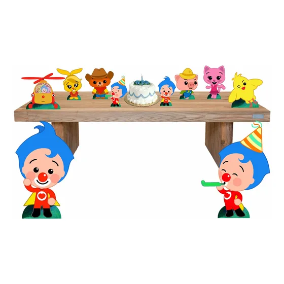 Plim, Um Heroi Do Coração - Kit Display 8 De Mesa 2 De Chão