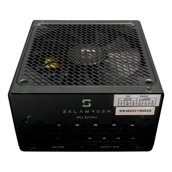 Fuente de poder para PC Balam Rush GR Burst GR750FM 750W negra 127V