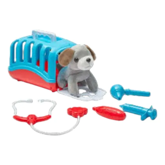 Juego Veterinario Con Accesorios Cuidado De Mascotas 6 Pieza
