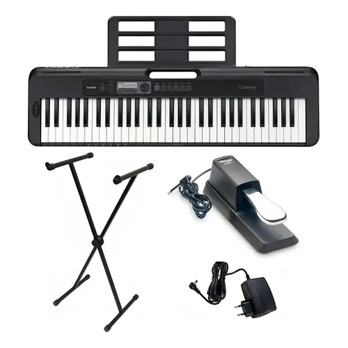 Teclado Casiotone Ct-s400 Casio 61 Teclas Preto C/ Bluetooth