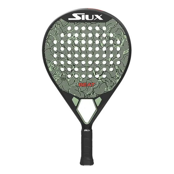 Paleta Padel Siux Beat Control Paddle + - Olivos Color Negro/Verde