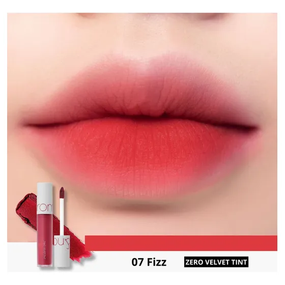 Rom&nd Zero Velvet Tint Tinte Labial Matte Cremoso #07 Fizz Color 07 Fizz