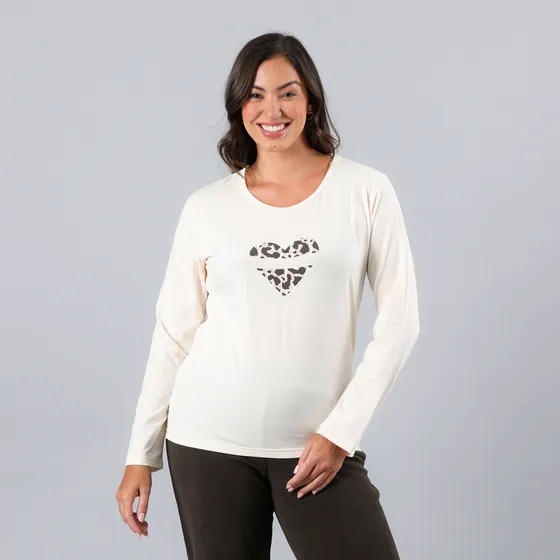 Pijama Micropolar Poleron/polera Flores Mujer 33775-2
